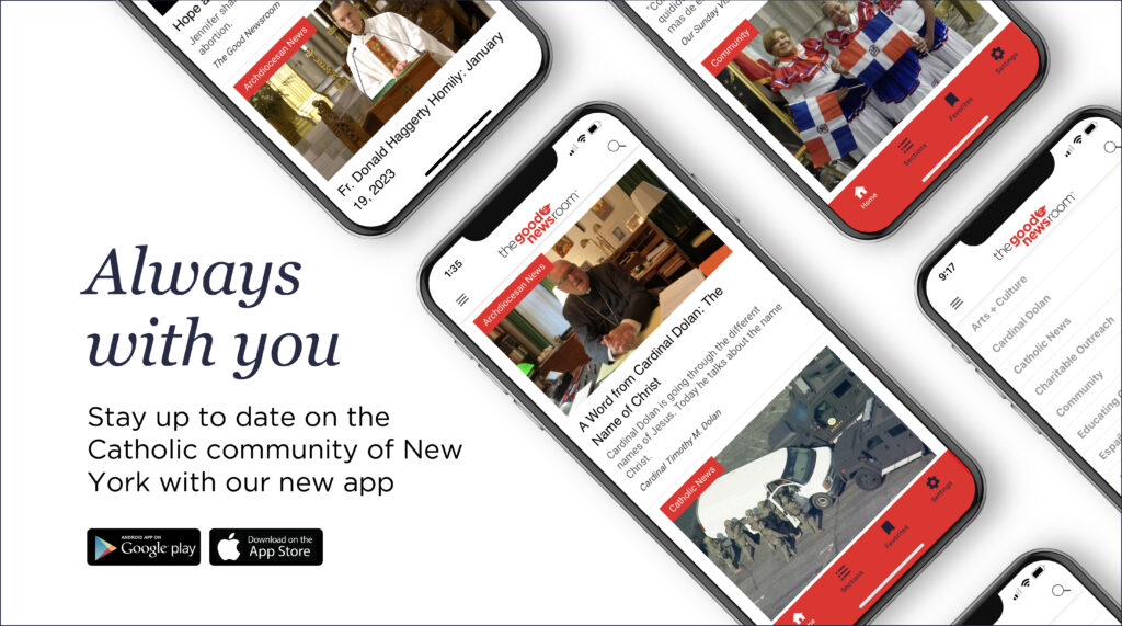 Our goal is to help readers and viewers connect with Catholicism, and to help people connect with our content, we now have an app for mobile device use.