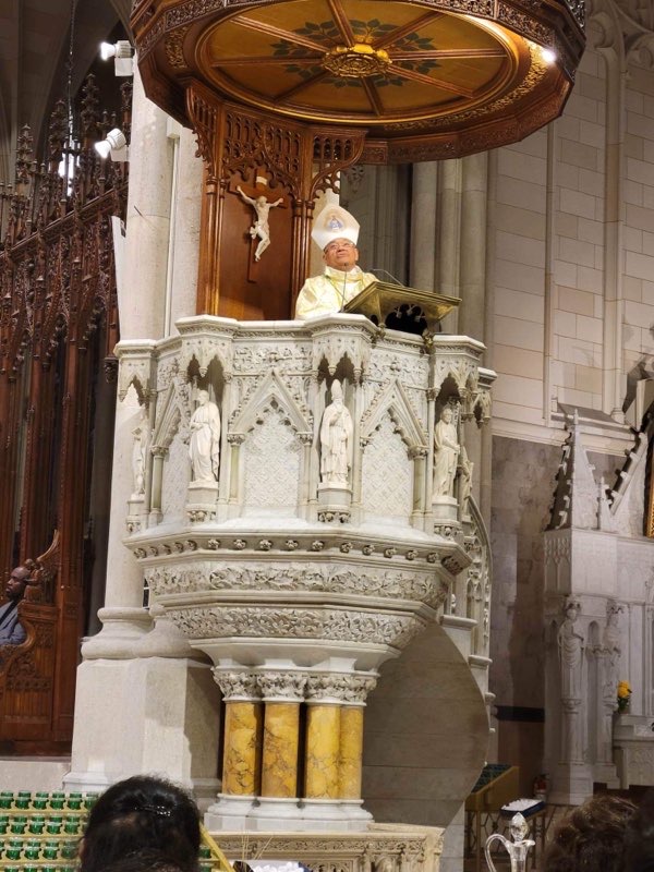 The annual Mass in honor of Our Lady of Suyapa was celebrated Sunday, Feb. 5 at St. Patrick’s Cathedral, where Bishop Jose Antonio Canales Motiño, of Danli, Honduras was the celebrant.
