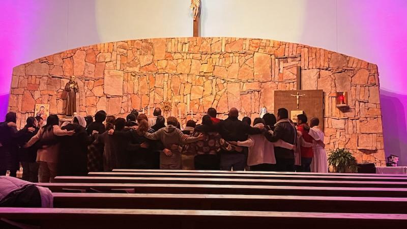 The "Jesus in Zion" perpetual adoration event at Holy Cross parish in the Bronx continued on March 8, 15 days since its beginning on Ash Wednesday.