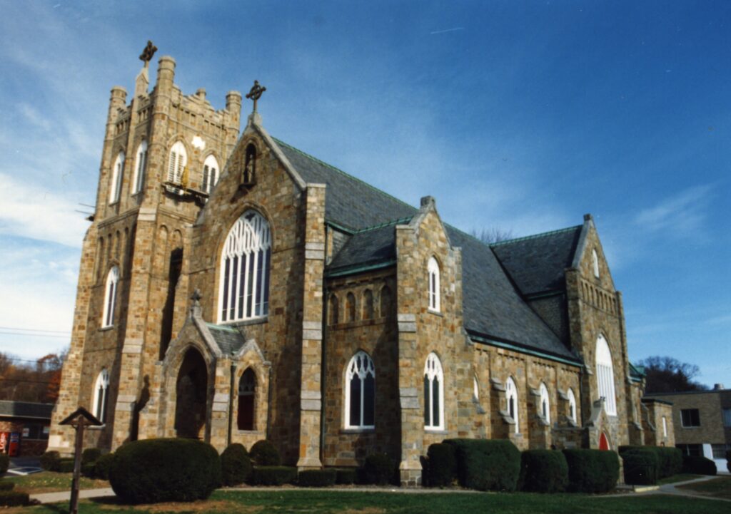 St. Thomas Church in Thomaston, Conn., is pictured in this photo from November 1991.