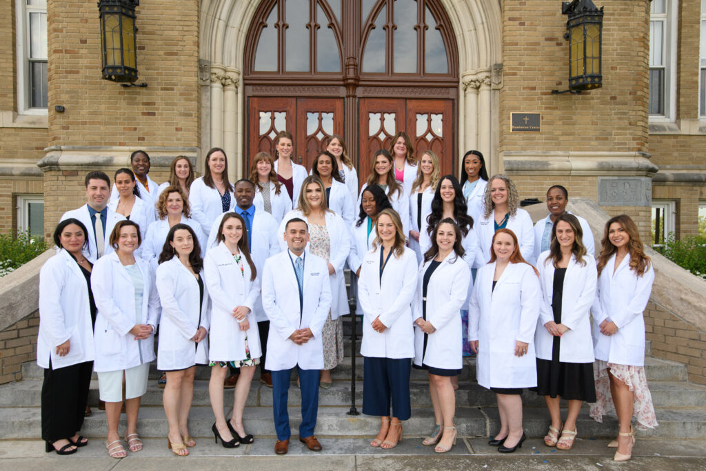 Three dozen students were honored at the recent Mount Saint Mary College white coat ceremony.