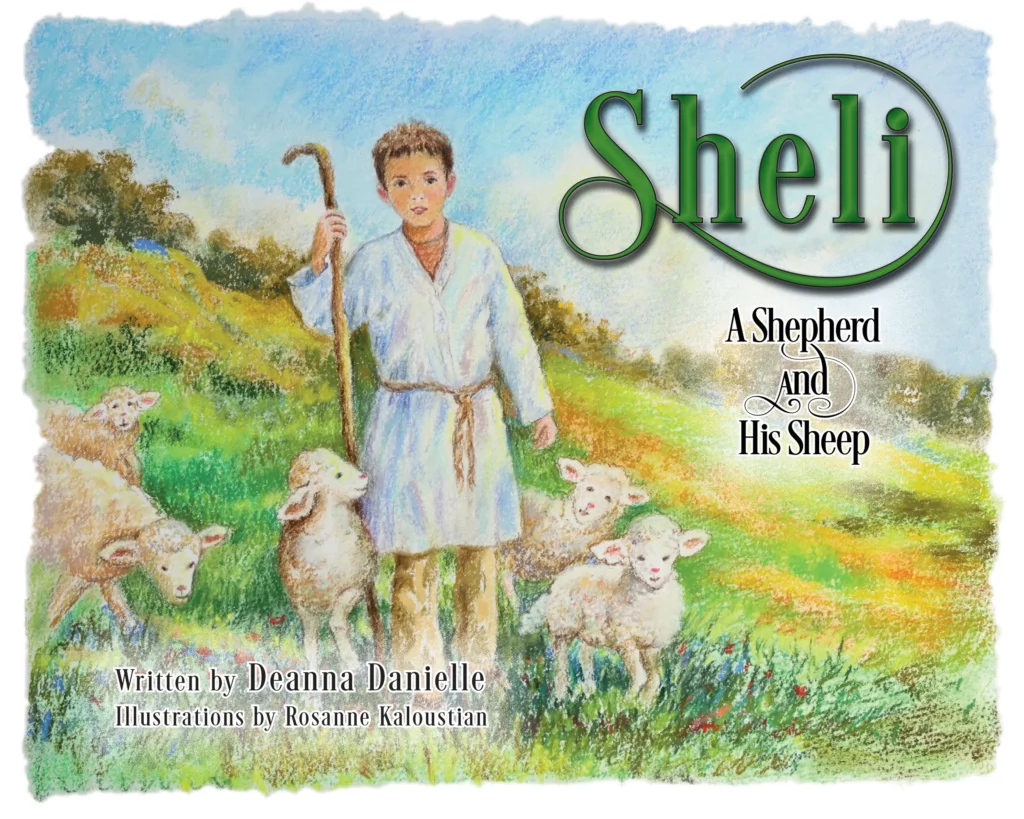 The cover image for the book "Sheli: A Shepherd and His Sheep," by Deanna Danielle, published in 2022.