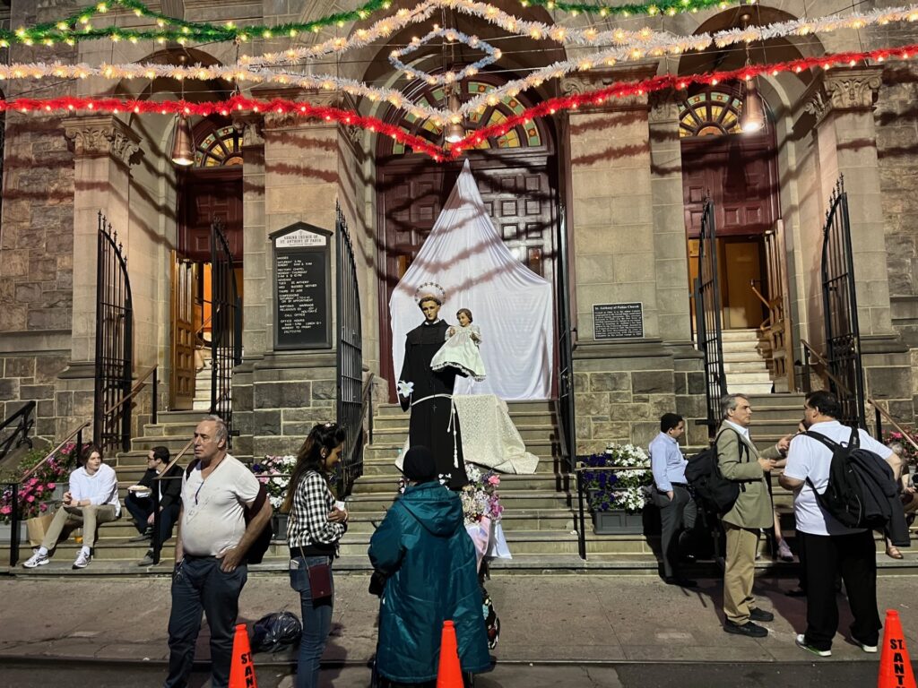 The Church of St. Anthony of Padua in SoHo celebrated its patron saint's feast day with a procession on June 13, 2023.