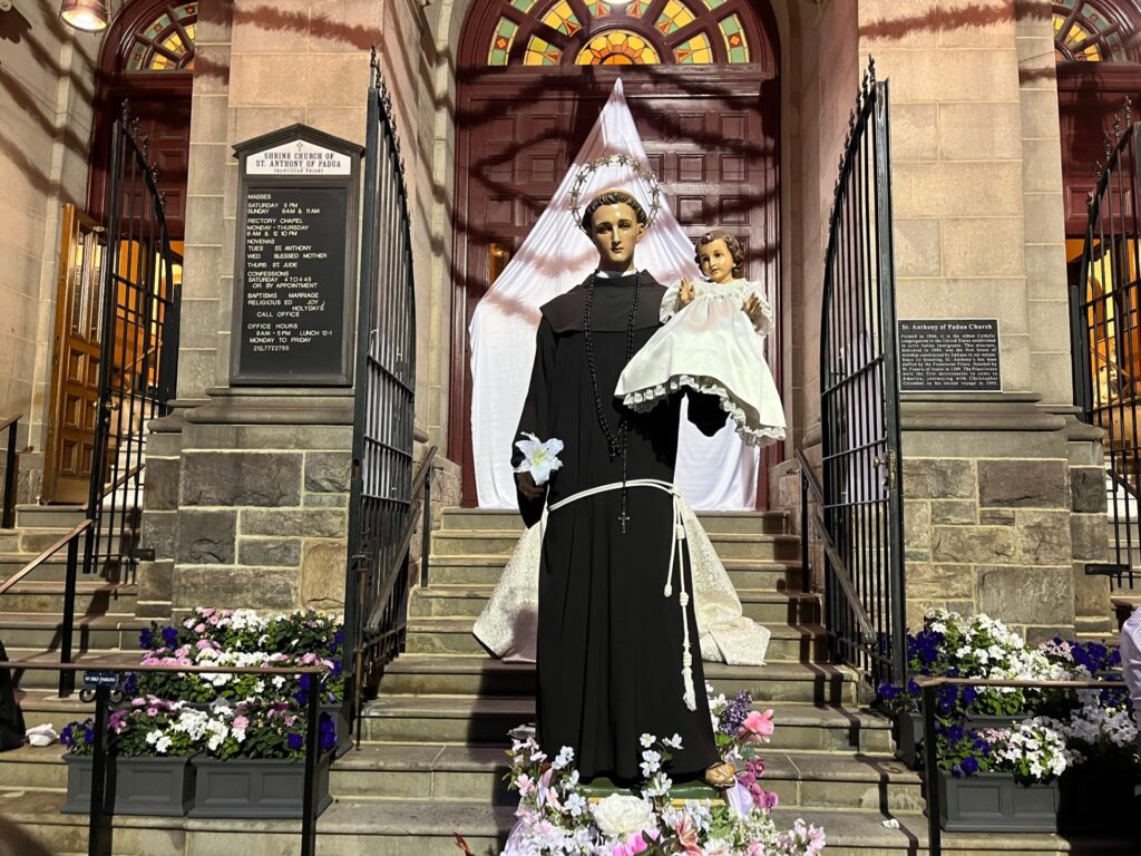 The Church of St. Anthony of Padua in SoHo celebrated its patron saint's feast day with a procession on June 13, 2023.