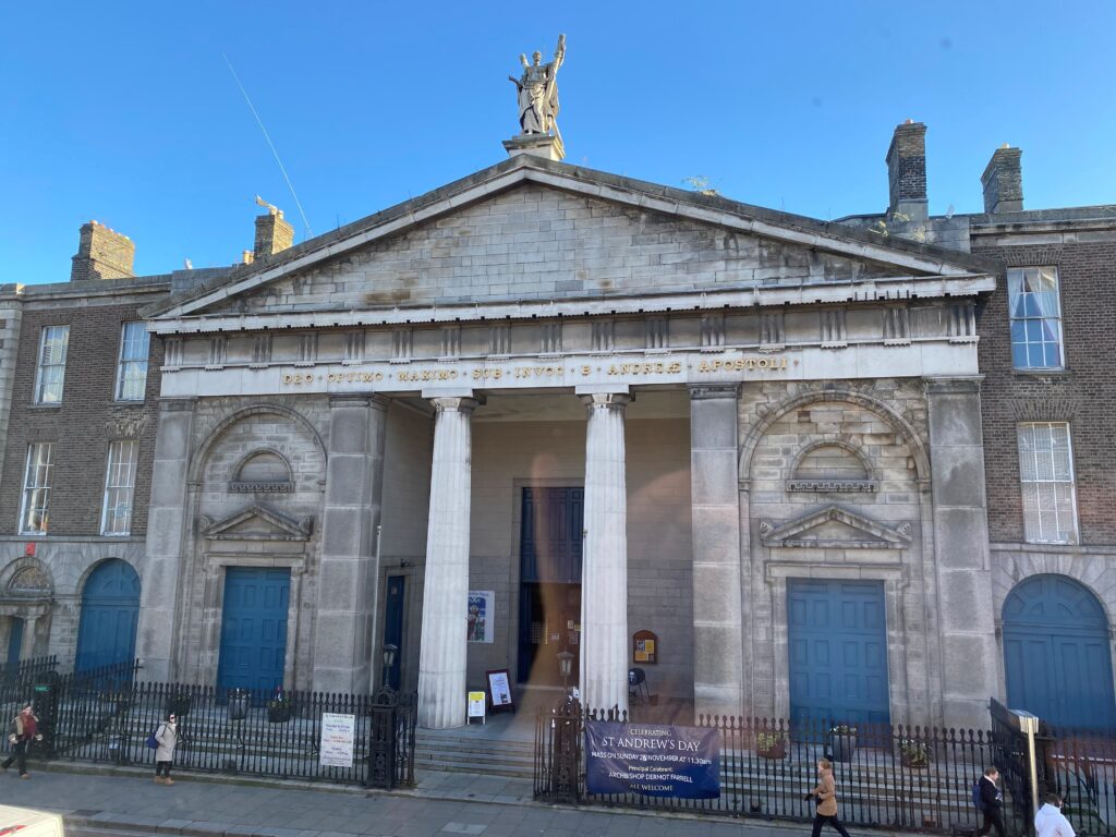 St. Andrew's church, located in Dublin's city center, on the south side of River Liffey was named by Archbishop Dermot Farrell as a possible location for the archdiocese's cathedral.