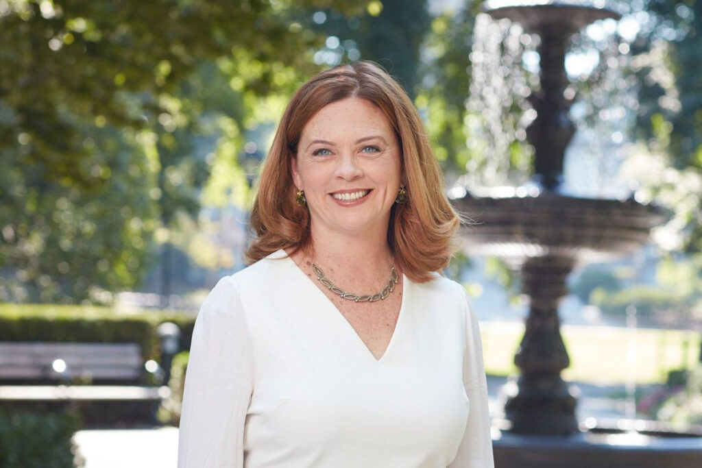 Tania Tetlow, president of Fordham University, will receive the 2023 Saint Elizabeth Ann Seton Award at the SOAR! New York Awards Dinner on September 13, 2023.