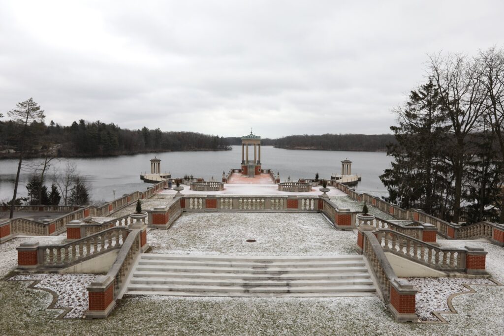 This photo, taken on January 2, 2019, shows part of the campus of Mundelein Seminary at the University of St. Mary of the Lake in Illinois, near Chicago.