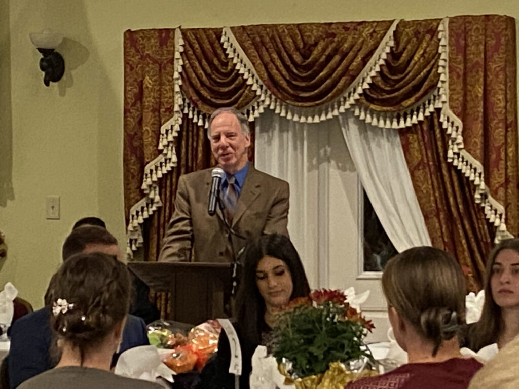Dr. Joel Brind, professor of human biology and endocrinology at Baruch College, delivered the keynote address at the 2023 Respect Life Dinner in Wallkill, October 20, 2023.