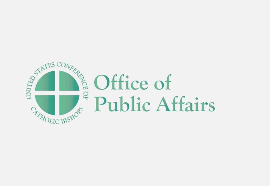 The logo for the United States Conference of Catholic Bishops' Office of Public Affairs.