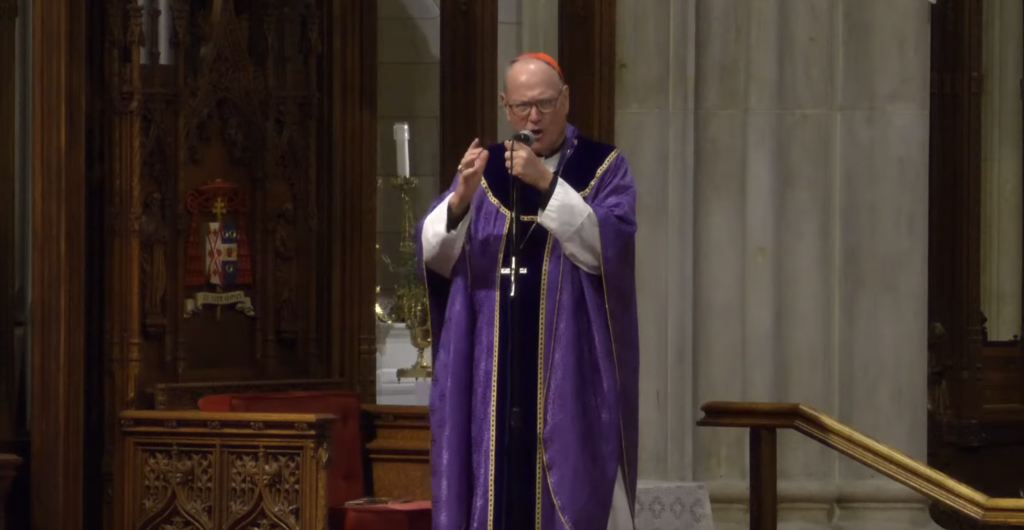 Cardinal Dolan’s Homily February 26, 2024, Monday of the Second Week