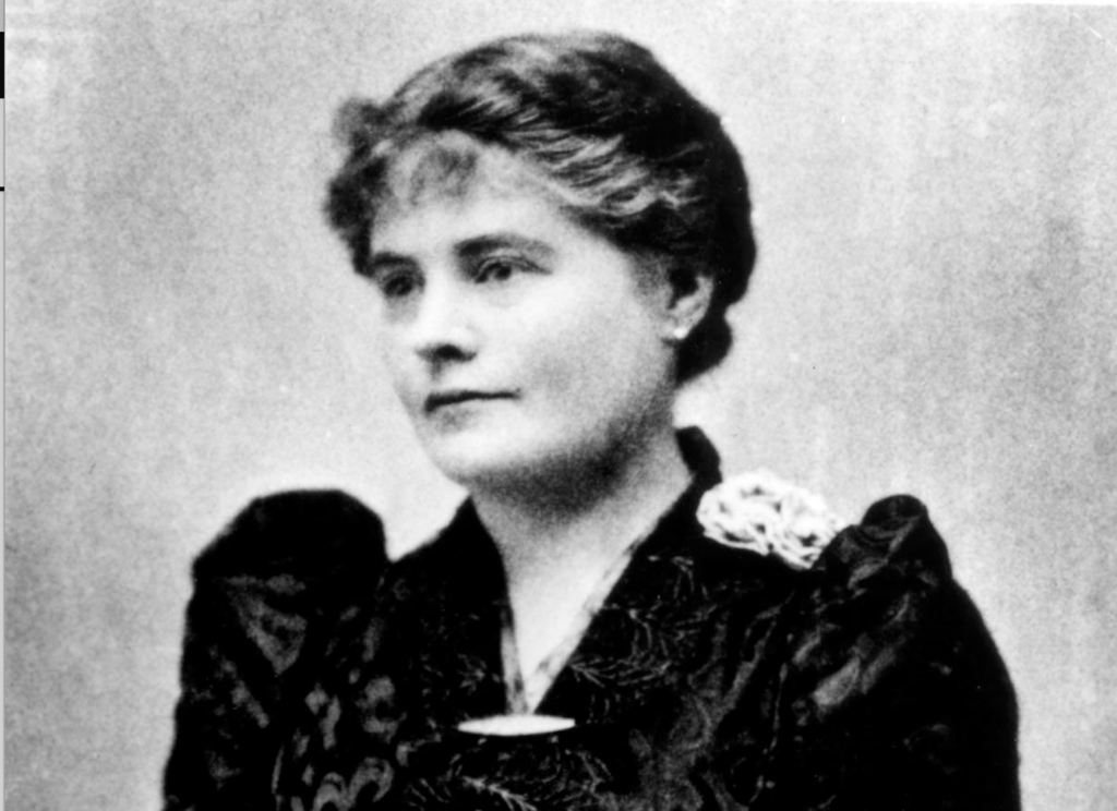 Rose Hawthorne, daughter of author Nathaniel Hawthorne, is pictured in a photo taken before her work with cancer patients.