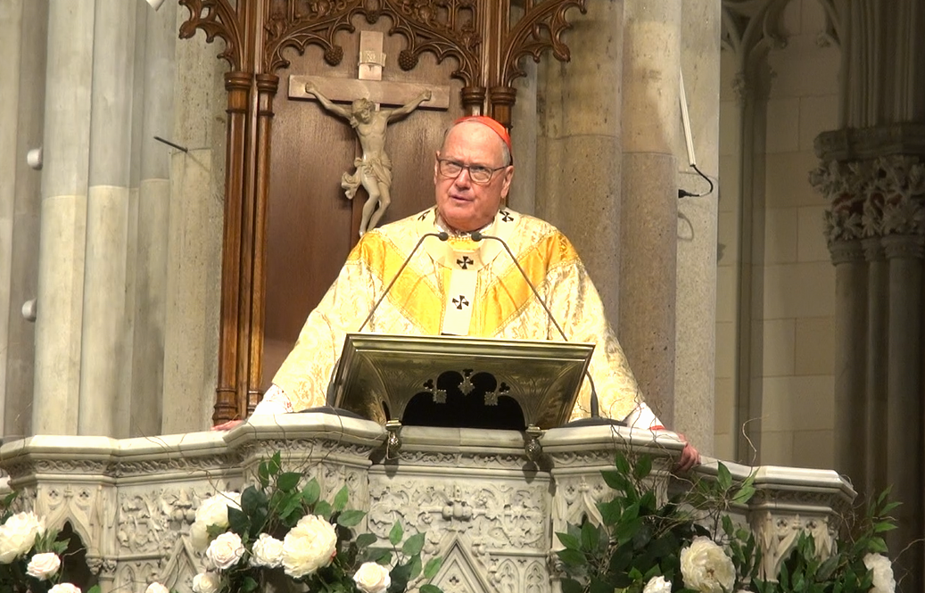 Cardinal Dolan Celebrated Easter Mass at St. Patrick's Cathedral | El ...