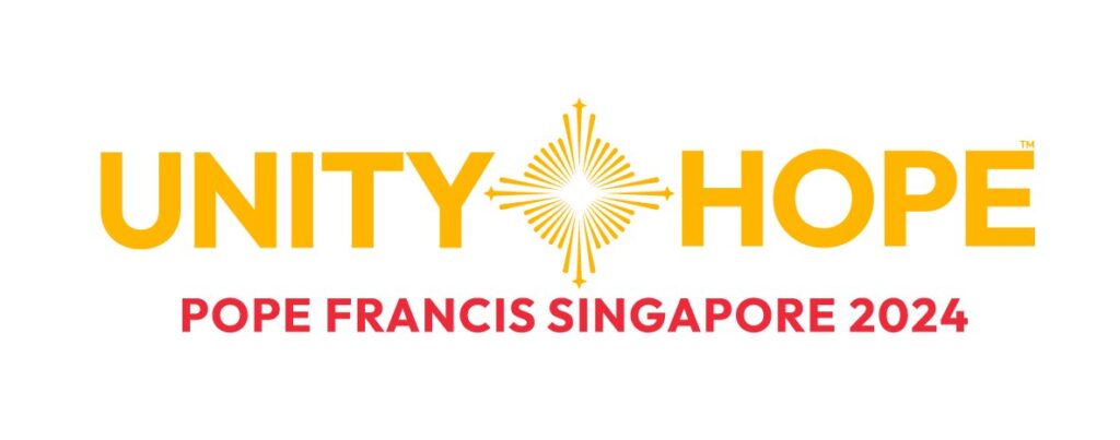 This is the logo for the September 11-13, 2024, visit of Pope Francis to Singapore.