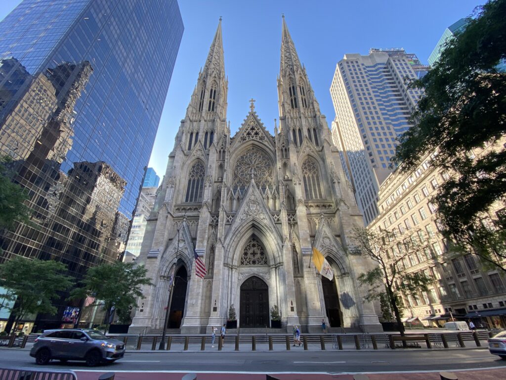 St. Patrick's Cathedral in Midtown Manhattan is shown on June 15, 2024.