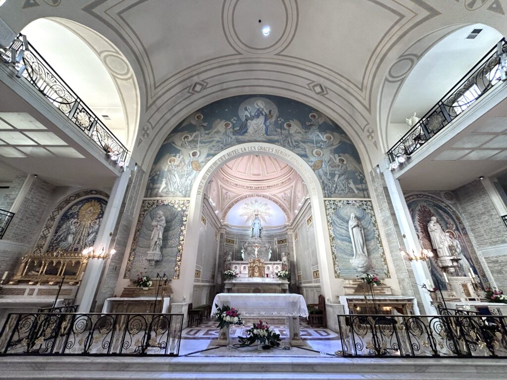 The Chapel of the Miraculous Medal, seen in Paris January 27, 2024, is where the Virgin Mary appeared to Daughter of Charity Sister Catherine Laboure in 1830, giving to the world the Miraculous Medal.