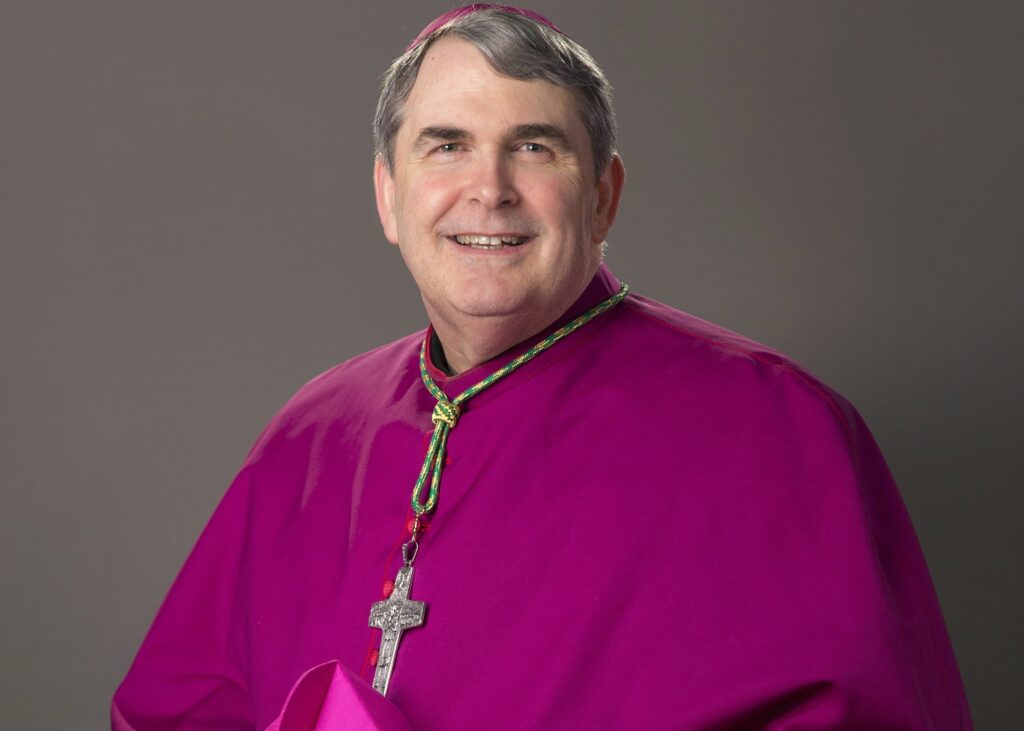 Bishop Michael W. Fisher of Buffalo is seen in this 2018 file photo.