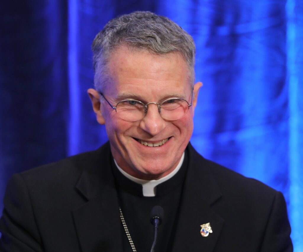 Archbishop Timothy P. Broglio of the U.S. Archdiocese for the Military Services, and president of the U.S. Conference of Catholic Bishops, is pictured in a November 15, 2022, photo.