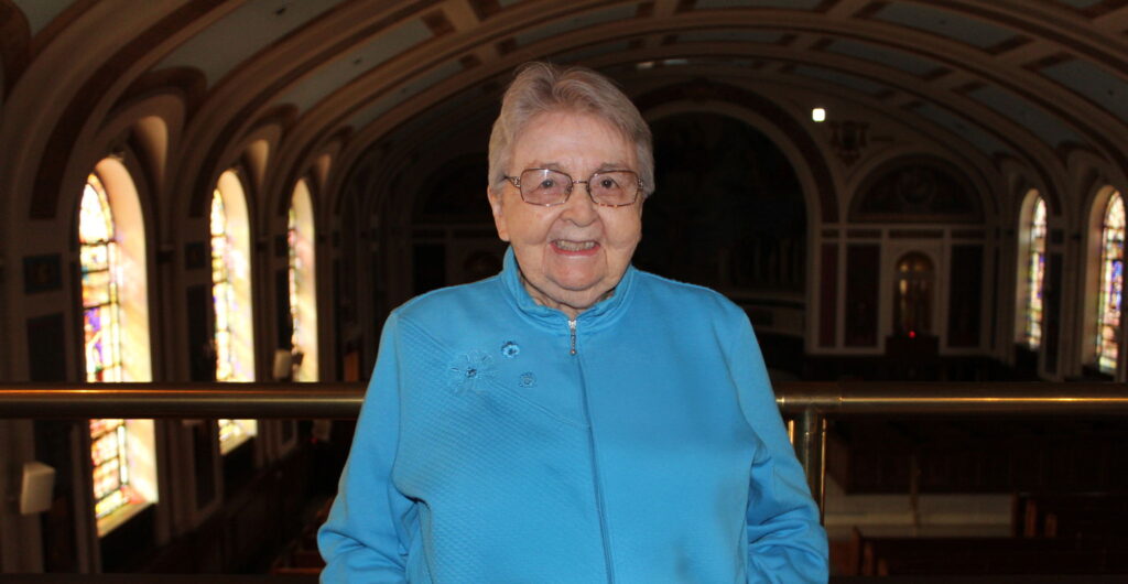 Sister Theresa Lynch, OP, formerly Sister Gonzaga, a member of the Sisters of Saint Dominic of Blauvelt for 80 years, entered eternal life on November 30, 2024.