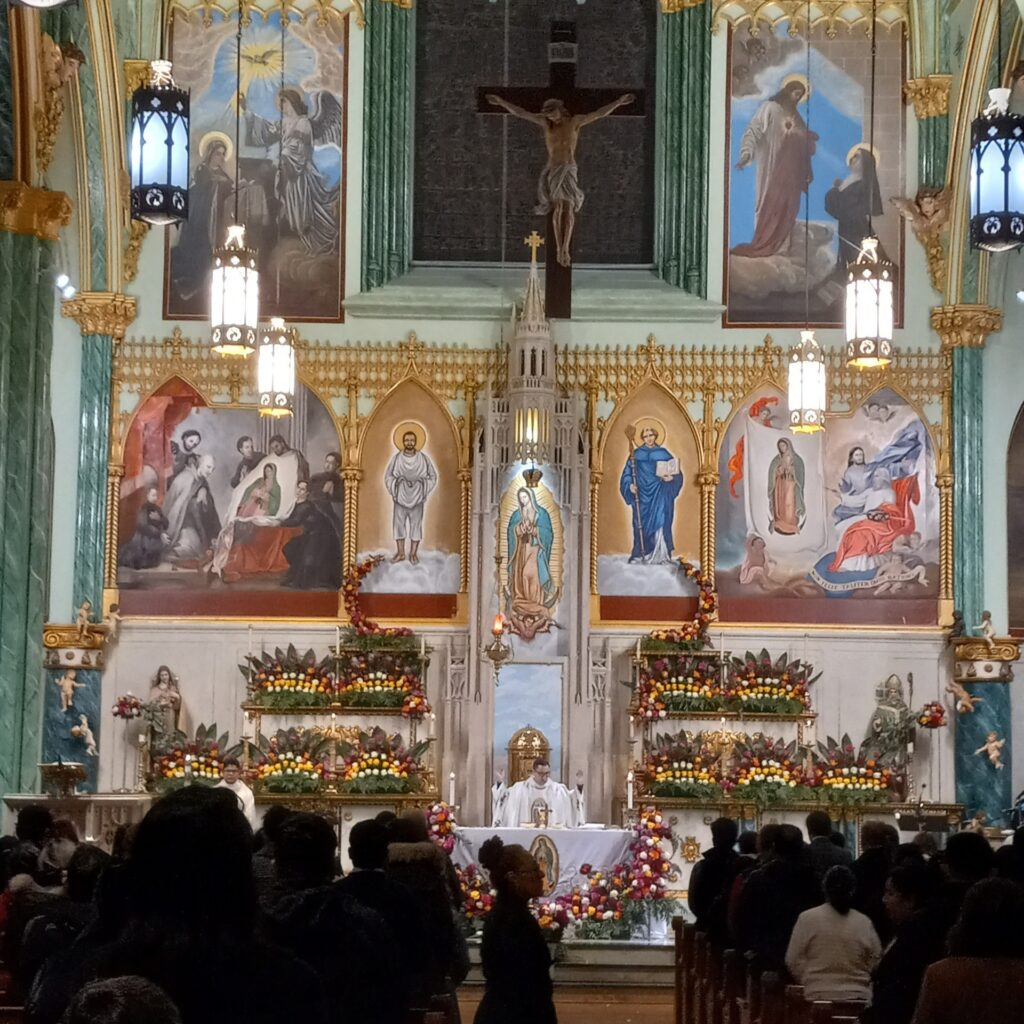 Many Guadalupan faithful gathered in Manhattan for the annual Las Mañanitas at the Shrine of Our Lady of Guadalupe at St. Bernard, West 14th Street. Photo credit: Armando Machado/The Good Newsroom