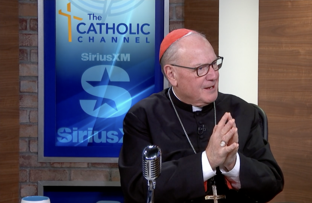 Cardinal Timothy Dolan speaks during the December 3, 2024, episode of his podcast, "Conversations with Cardinal Dolan."