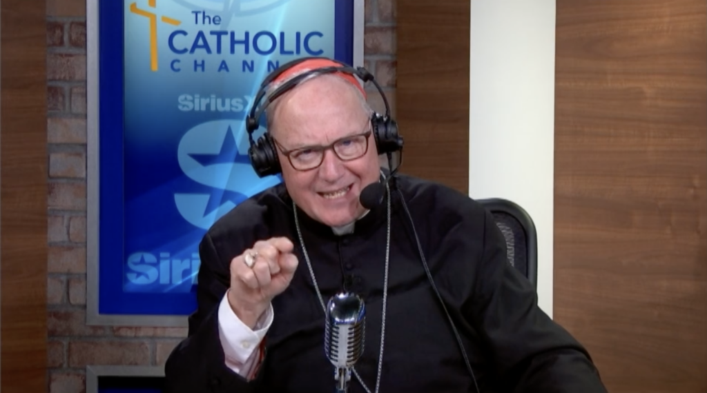 Cardinal Timothy Dolan speaks during the December 3, 2024, episode of his podcast, "Conversations with Cardinal Dolan."