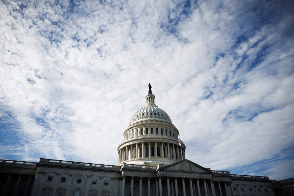 The dome of U.S. Capitol is pictured in Washington November 24, 2024.