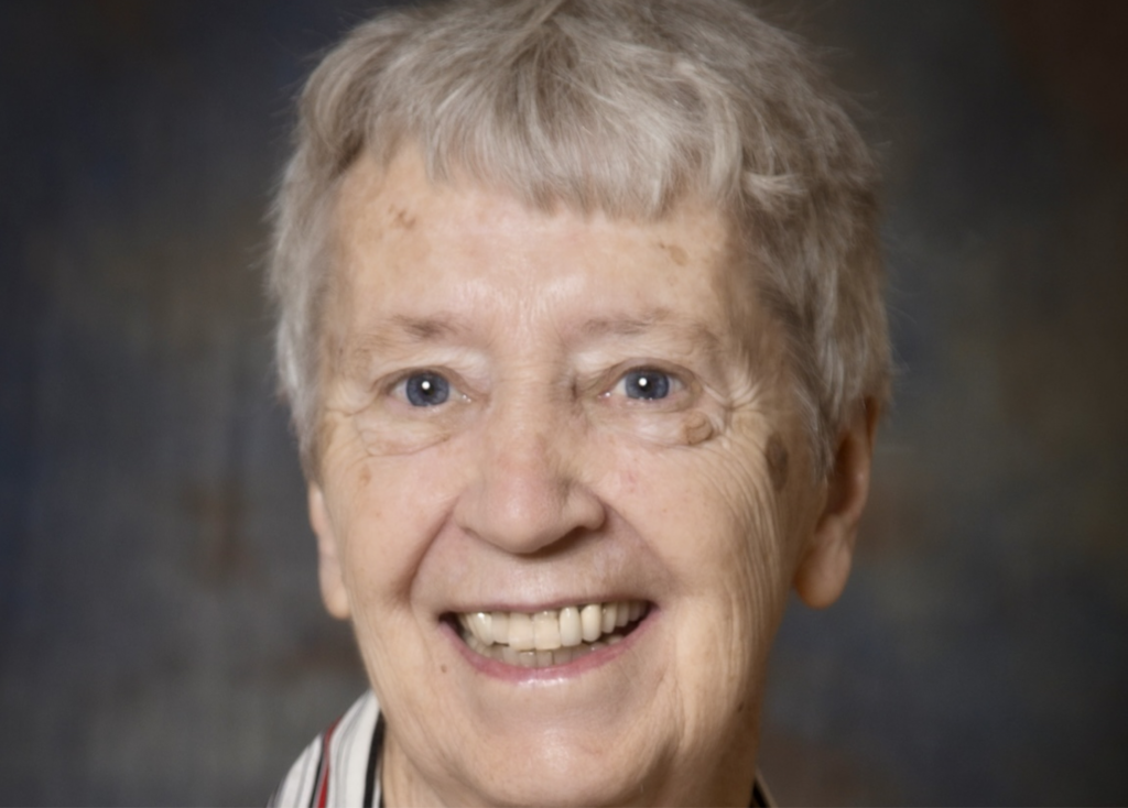 Sister Theresa Courtney entered eternal life on March 19, 2025. She served in full-time active ministry for 45 years, 30 years in education, and 15 in advocacy for women. Photo courtesy of the Sisters of Charity.