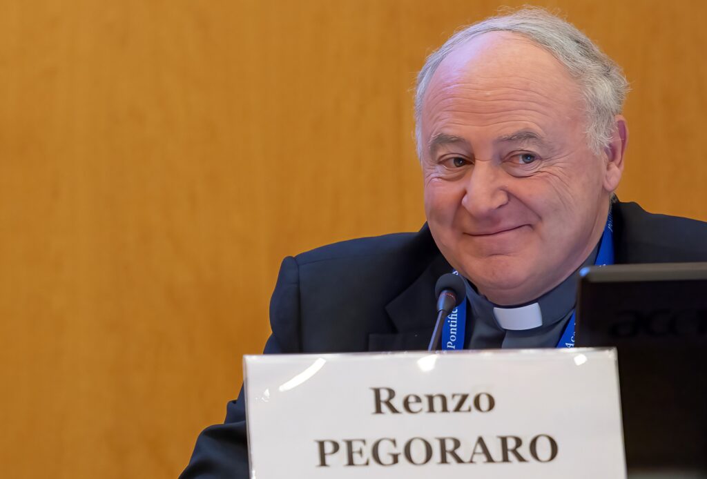 Father Renzo Pegoraro, who was named president of the Pontifical Academy for Life by Pope Leo XIV May 27, 2025, is seen in an undated file photo.