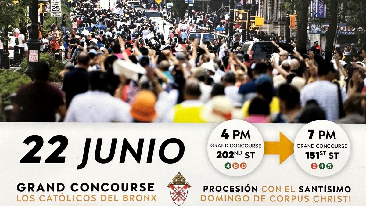 Procesión de Corpus Christi programada para el 22 de junio en el Bronx ...