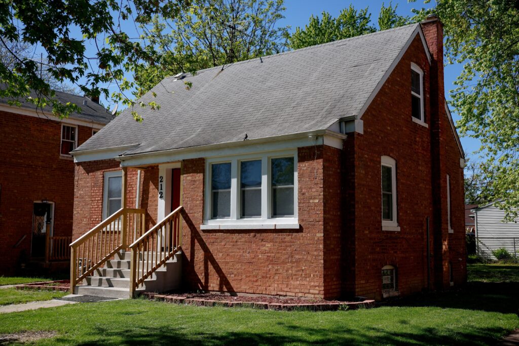 The childhood home of Pope Leo XIV is pictured in the Dolton suburb of Chicago, May 9, 2025.