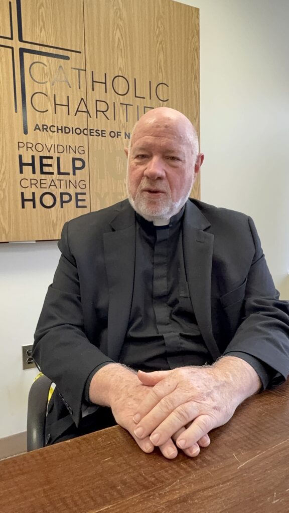 After 25-plus years of leading Catholic Charities of New York, Monsignor Kevin Sullivan is moving to an emeritus role.