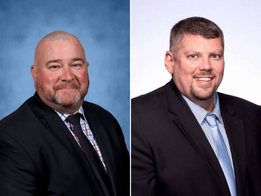 Eric Ojeda (left) and Michael J. Lenahan have been named regional superintendents for the Upper Counties and Manhattan, respectively.