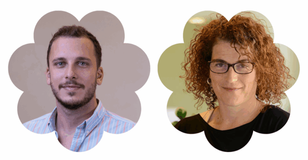 John Munayer (left) and Hana Bendcowsky, program staff from Jerusalem's Rossing Center for Education and Dialogue, will speak at the Cathedral of St. John the Divine on Sunday, October 19, about peacemaking in one of the world's most intractable conflicts.