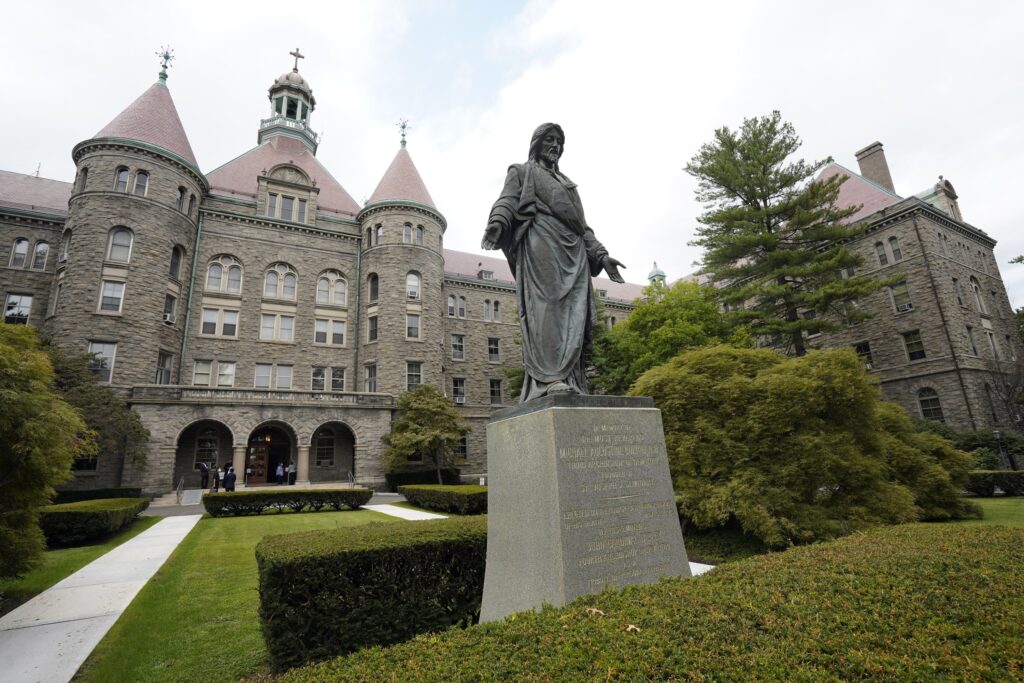 St. Joseph's Seminary in Yonkers is seen on September 16, 2021.