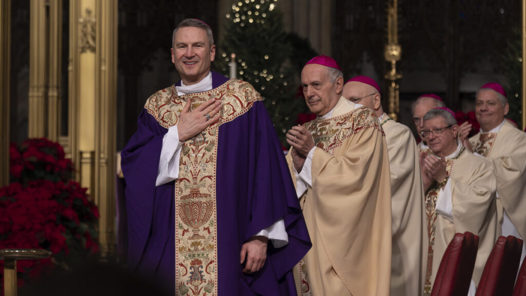 Archbishop-designate Ronald A. Hicks is introduced at St. Patrick's Cathedral on December 18, 2025.