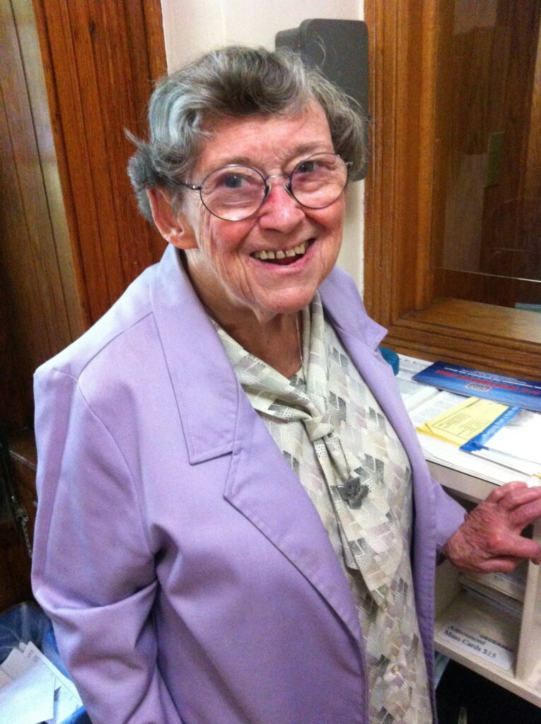 Sister Clare Roche professed final vows as a Sister of the Presentation in 1954, and spent 64 years teaching in New York and Louisiana, along with serving as a pastoral associate and receptionist.
