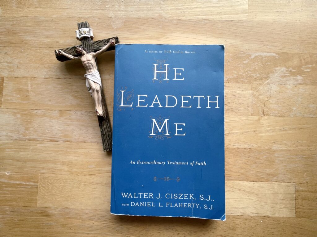 A copy of "He Leadeth Me" by Jesuit Father Walter Ciszek is pictured April 17, 2026 in Overland Park, Kansas The canonization cause for Father Ciszek has been terminated, although Vatican's decision does not "diminish the enduring spiritual value" of his witness, said a leading advocate for the cause.