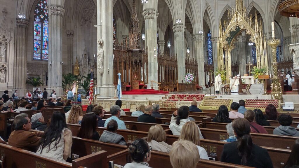 Misa anual de Nuestra Señora de Luján en la Catedral de San Patricio, domingo 25 de mayo de 2025.