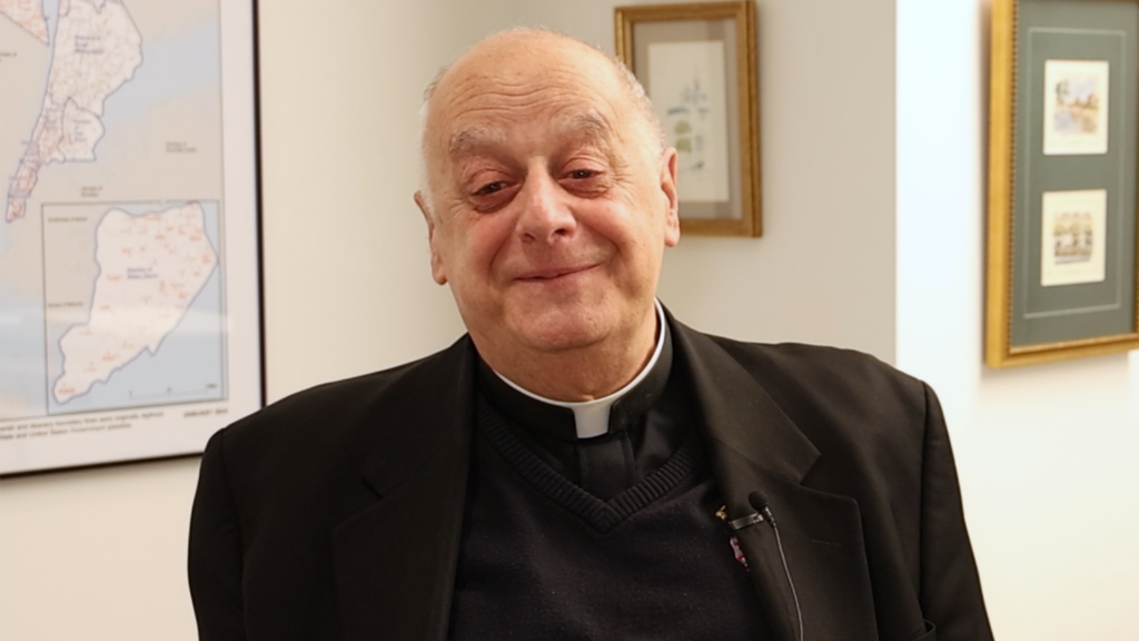 "I really, really enjoyed the job. It was a good last job for a parish priest who has spent all of his life in parochial work," Monsignor Joseph P. LaMorte said about his years as the Archdiocese of New York's vicar general.