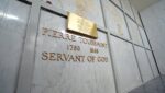 The tomb of Pierre Toussaint is seen in the crypt of St. Patrick's Cathedral in Manhattan, Oct. 18, 2020.