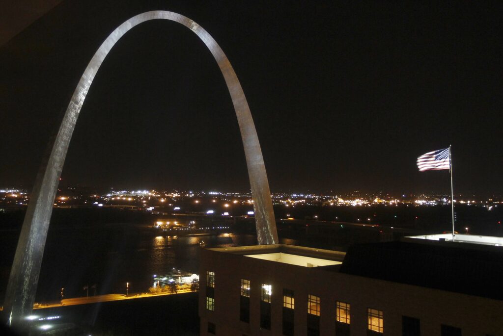 A file photo shows the Gateway Arch in St. Louis. (OSV News photo/Jim Young, Reuters)