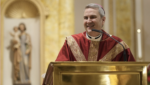 Archbishop of New York Ronald A. Hicks delivers his homily as he celebrates the Mass of the Holy Spirit, marking the new academic year at St. Joseph's Seminary in the Dunwoodie section of Yonkers on Sept. 9, 2026.