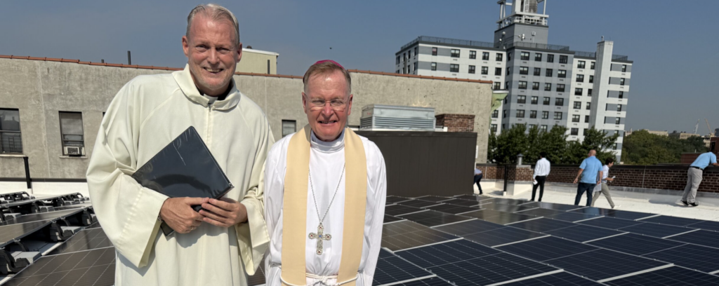 Solar Installation Unveiled, Blessed at Harlem’s Church of the Resurrection