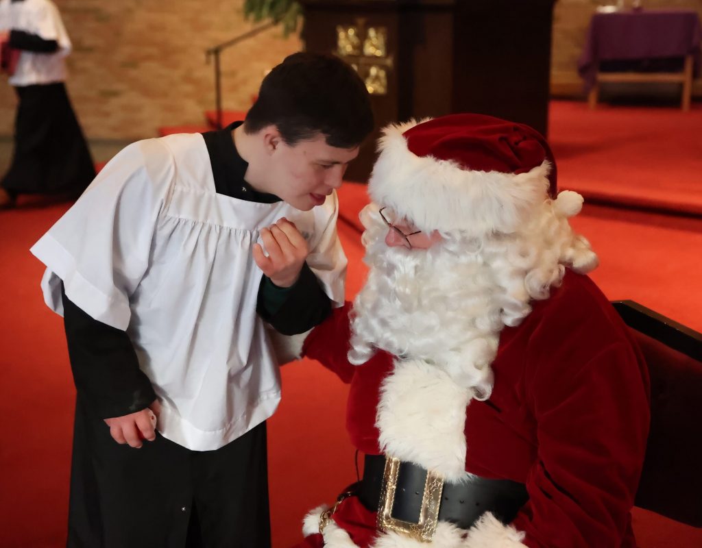 The December Sensory-Friendly Mass took place on Sunday, December 14, 2025, at St. Catharine of Alexandria Church in Blauvelt. A sensory-friendly Mass involves adapting the liturgical setting to foster inclusion of those with Autism Spectrum Disorder, while at the same time preserving the substantial integrity of the Roman Rite. Photo credit: Pete Byrne.